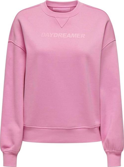 ONLSOFIA L/S WORD O-NECK SWT PEMBE15329876 