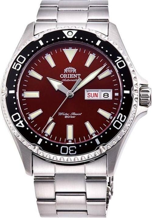 RA-AA0003R39B Kurmalı Otomatik Gri Bordo Kadran Safir Cam 42 mm Erkek Kol Saati