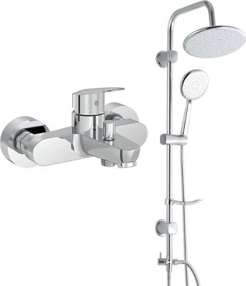 Flow Round Banyo Bataryası + Duxxa Bolero Duş Sistemi Set