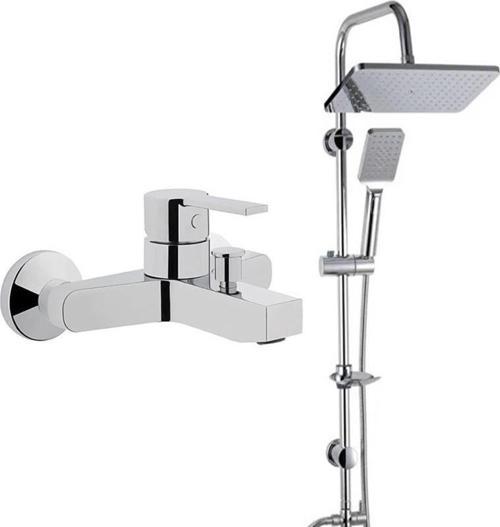 Fold S Banyo Bataryası + Duxxa Mirage Tepe Duş Seti