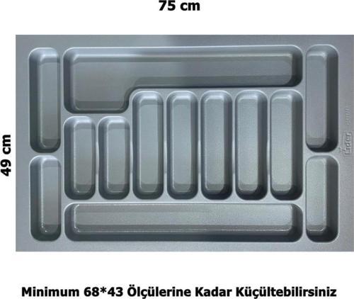 LİDER 75*49 Çekmece İçi Kaşıklık,(68*43 Ölçüsüne Küçülebilir)