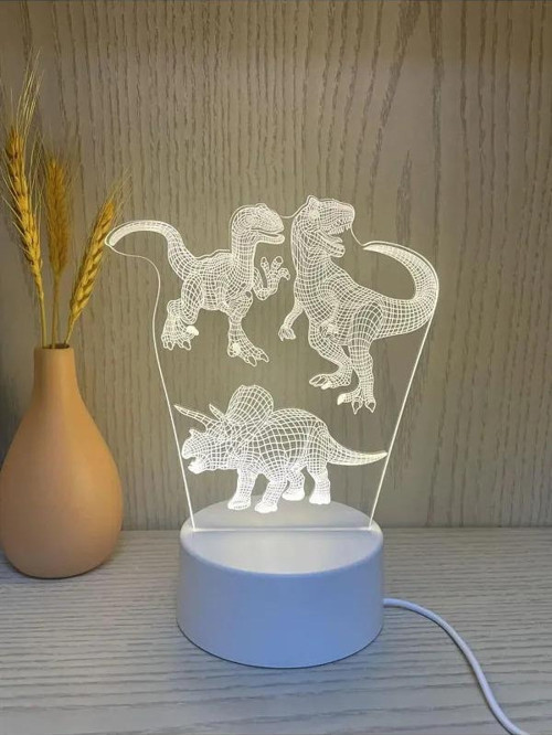 3D DİNAZOEFİGÜRLÜ GECE LAMBASI