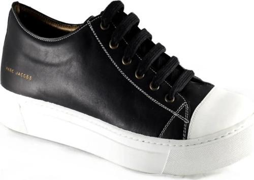 By Marc Jacobs M2575 C03.N01 217F Siyah Deri Sneaker Erkek Ayakkabı