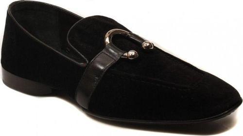 51344TVL Siyah Deri Loafer Erkek Ayakkabı