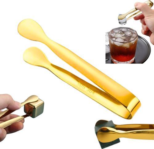 304 Çelik Mini Gold 11 cm Buz ve Şeker Maşası