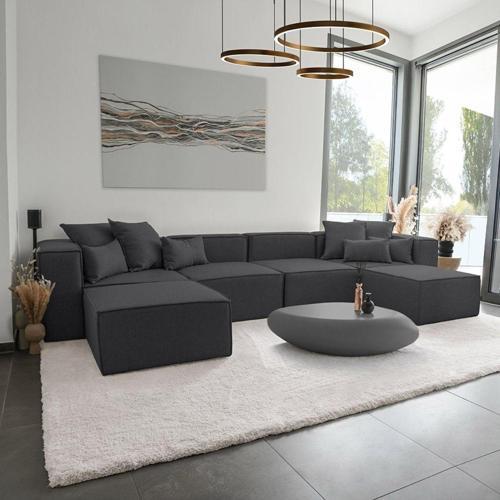 Angelo 6 Modül Modüler Köşe Koltuk Takımı