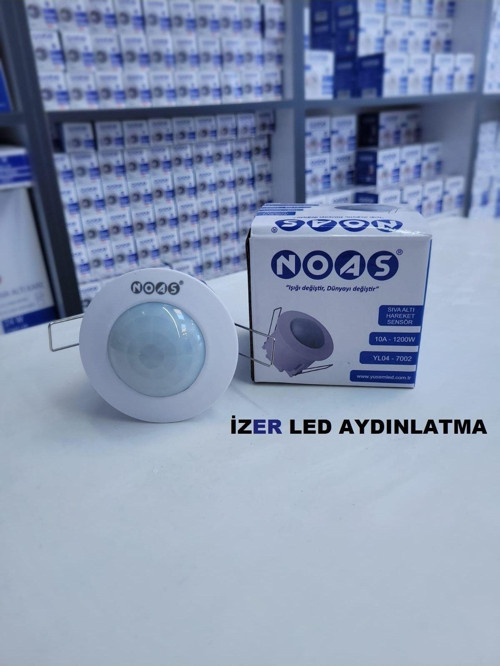 1200w 10a 360 Derece Sıva Altı Hareket Sensörü