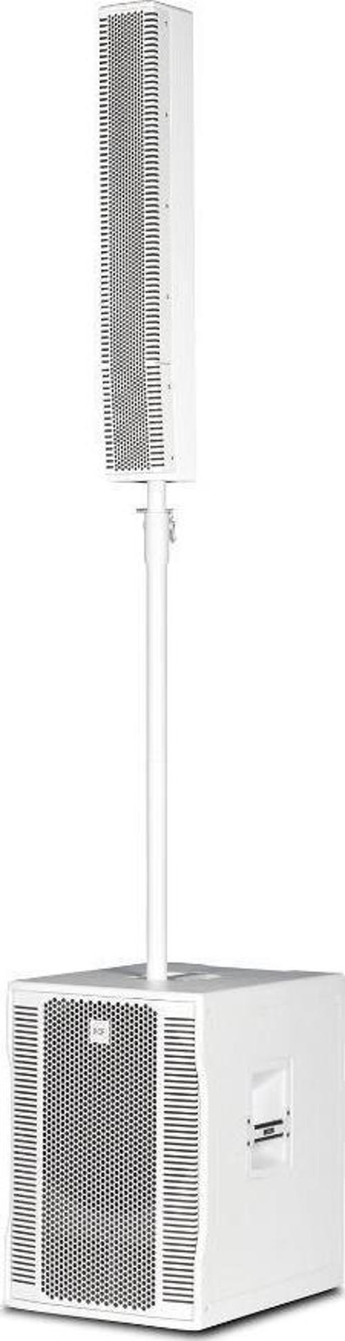 EVOX 12 15 inç 1400W Aktif Subbass Tipi Hoparlör(Beyaz)
