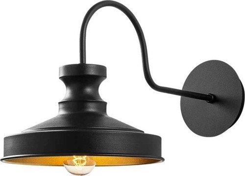Yl-182black-a E27 Siyah Kasa Dekoratif Aplik