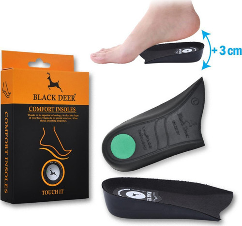 Extender 3 Cm Siyah Boy Uzatıcı Tabanlık