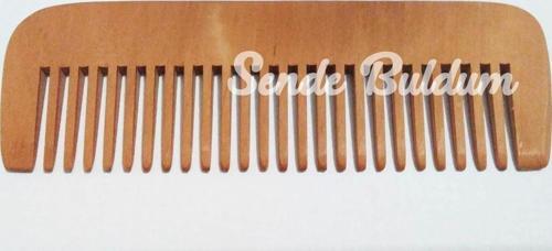 Ahşap Tarak Geniş Dişli 12li Paket
