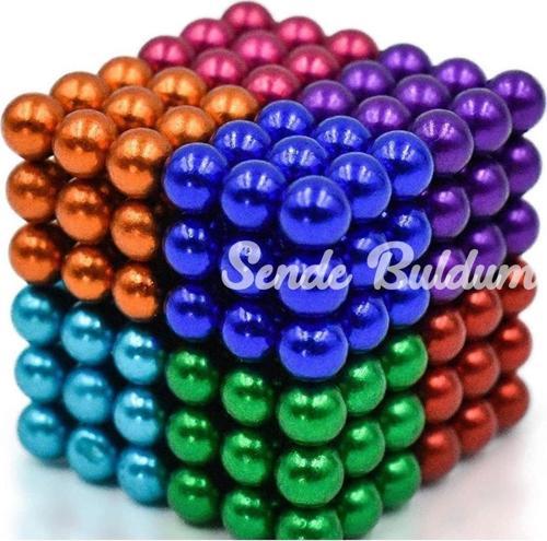 Sihirli Manyetik Toplar Dyum Mıknatıs Küp Bilye 216 Adet Cube Küp Dymium