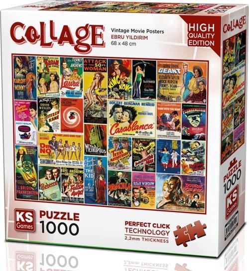 1000 Parça Eski Film Afişleri Puzzle - Ebru Yıldırım