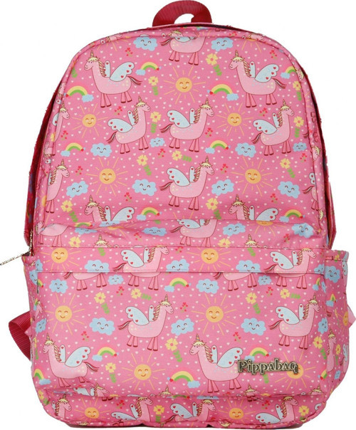 Lamacorn Pembe Kız Çocuk Okul Çantası (Üç Gözlü)