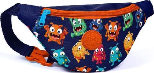 Kids Bel Çantası Canavar Desenli - Lacivert - Erkek Çocuk 22633