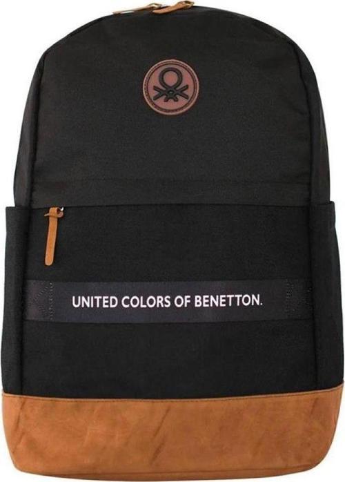 Üç Bölmeli Retro Erkek Çocuk Sırt Çantası - Siyah - Günlük Okul Seyahat