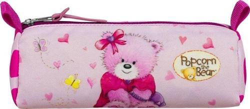 Popcorn The Bear Pembe Kalem Çantası - 2083