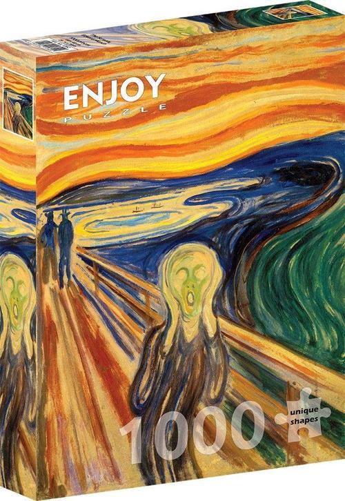1000 Parça Çığlık Puzzle - Edvard Munch