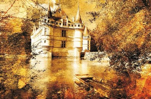 500 Parça Azay Le Rideau Şatosu Puzzle