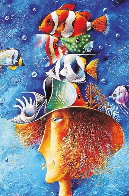 1000 Parça Balık Ak(Il)Lı Puzzle