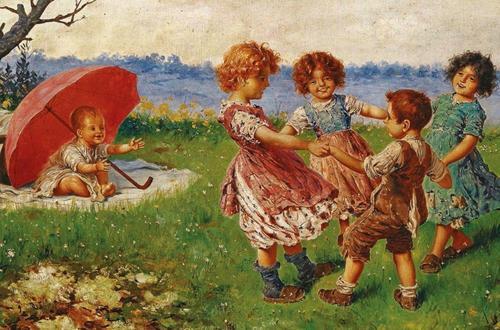 500 Parça Oyun Oynayan Çocuklar Puzzle