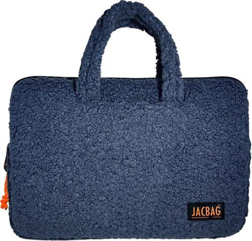 Teddy Peluş Gri/Turuncu Erkek Çocuk Notebook Laptop ve Evrak Çantası