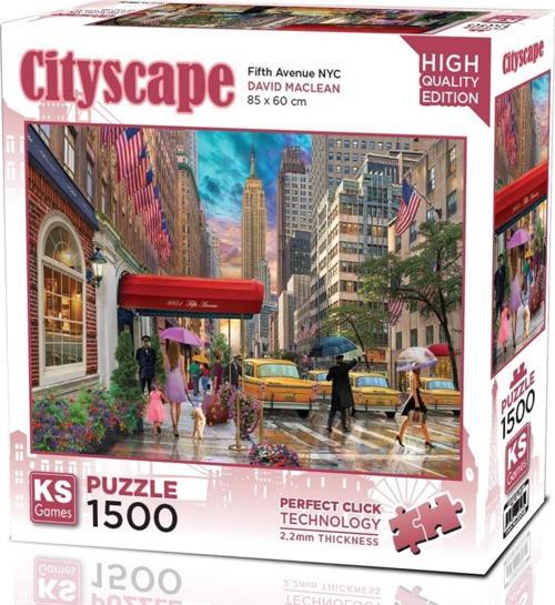 1500 Parça New York 5. Cadde Puzzle - David Maclean
