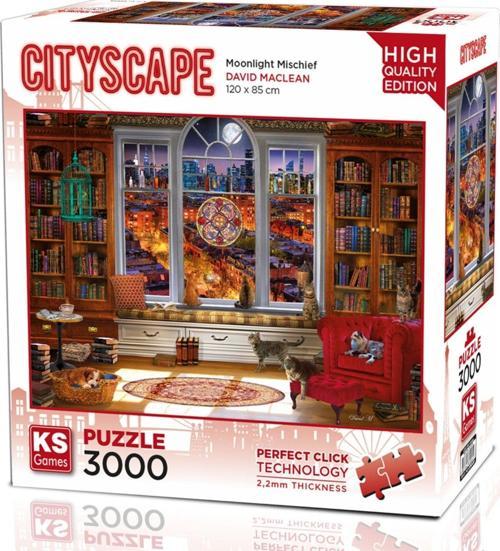 3000 Parça Ay Işığında Puzzle
