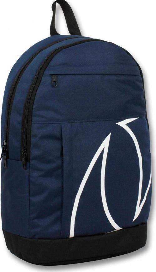Üç Bölmeli Okul Günlük ve Seyahat Sırt Çantası - Lacivert