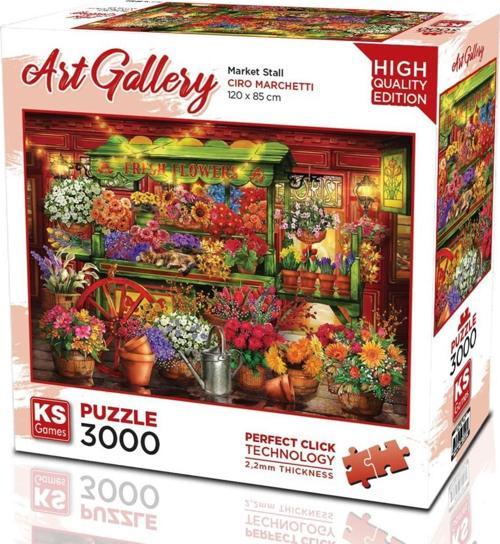 3000 Parça Çiçekçi Dükkanı Puzzle - Ciro Marchetti