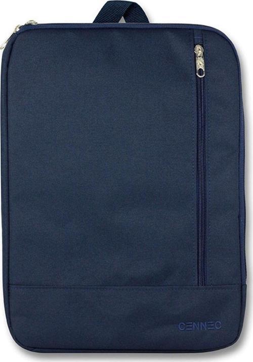 Dikey Lacivert Evrak ve Laptop/Notebook Çantası - 15,6 inç Uyumlu - Erkek