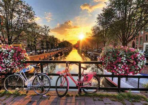 1000 Parça Kanalda Gün Batımı, Amsterdam Puzzle