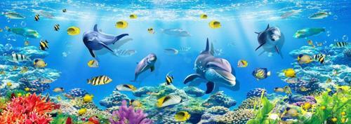 1000 Parça Denizin Derinliklerinde (Akvaryum) Puzzle