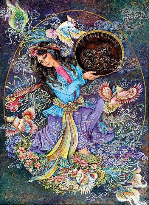 1000 Parça Çiçekler ve Kuşlar Puzzle