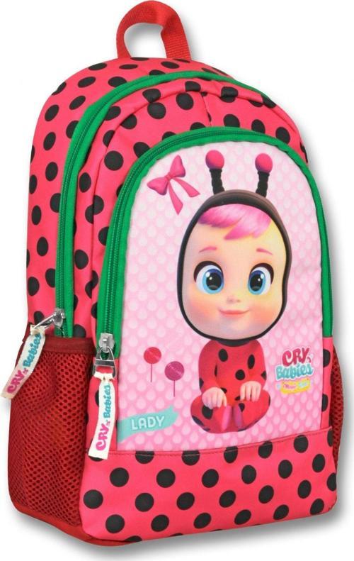 Ümit Çanta CRY Babies Oyun Vakti Kız Çocuk Kırmızı/Pembe Anaokulu ve Günlük Sırt Çantası