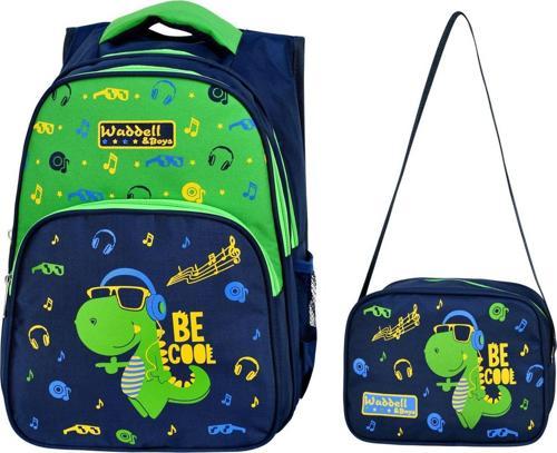 Waddell Bag Dinazor Okul Sırt Çantası - Waddell Çanta Erkek İlkokul Çanta Seti