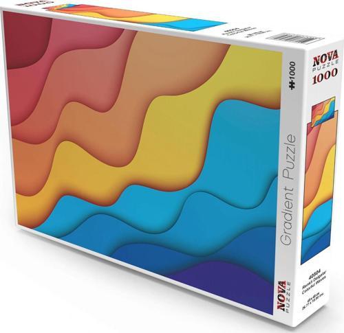 1000 Parça Renkli Dalgalar Puzzle
