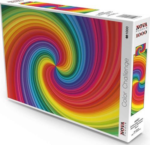 1000 Parça Gökkuşağı Girdabı Spiral Puzzle