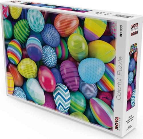 1000 Parça Renkli Yumurtalar Puzzle