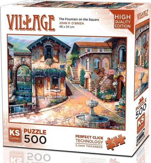 500 Parça The Fountain On The Square Puzzle