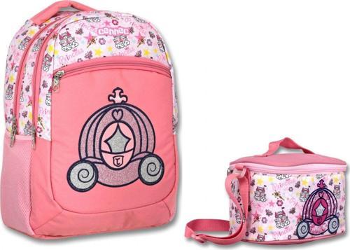 Pembe Prenses İlkokul Sırt Çantası ve Beslenme Seti - Kız Çocuk