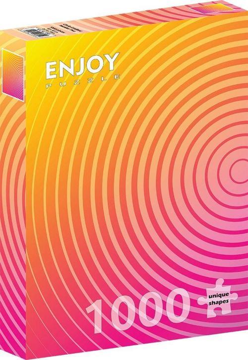 1000 Parça Turuncu İmkansız Gradyan Puzzle