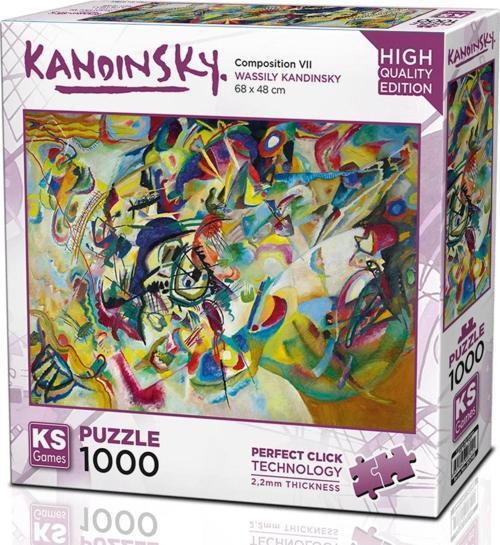 1000 Parça Composition VII Puzzle - Wassily Kandinsky