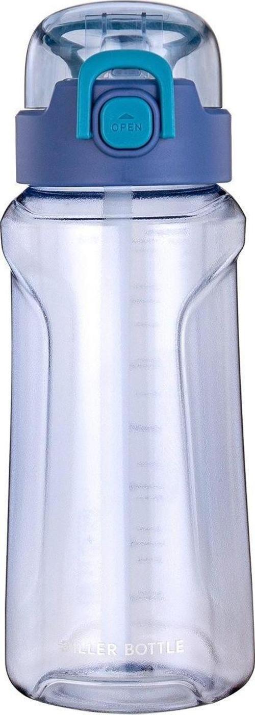 800 ml Mor Pipetli Spor Okul ve Günlük Matara Kilitli Kapak Tritan Malzeme