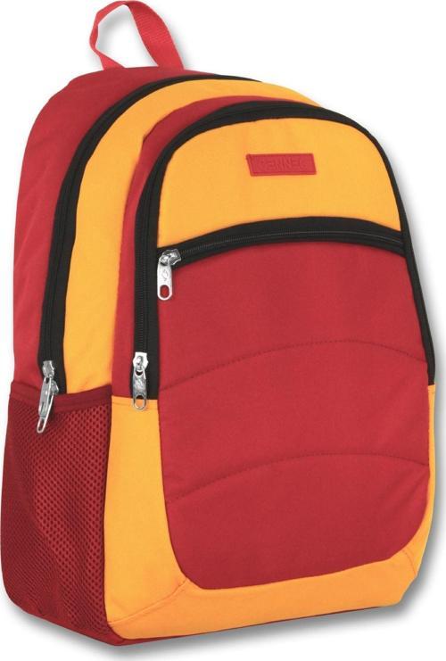 Ümit Çanta Cennec Ortaokul Kolej Lise ve Günlük Sırt Çantası - Kırmızı-Sarı - Kız ve Erkek