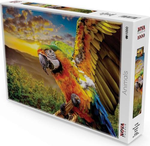 1000 Parça Macav Amerikan Papağanı Puzzle