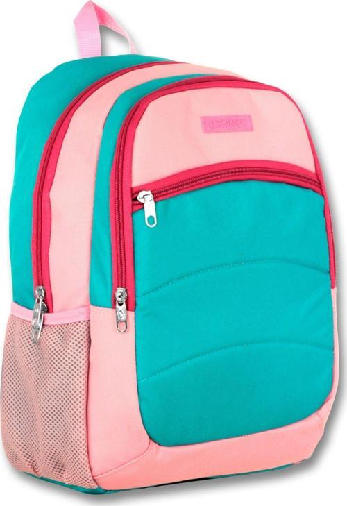 Ümit Çanta Cennec Ortaokul Kolej Lise ve Günlük Sırt Çantası - Yeşil-Pembe - Kız