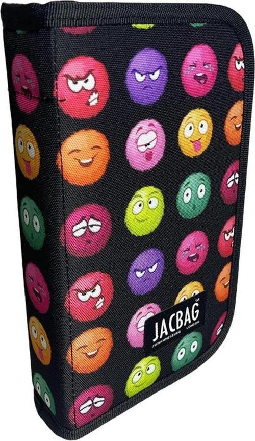 Emoji Sert Kapaklı Lastikli Düzenleyici Organizer Kalemlik