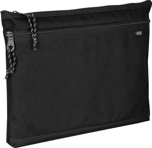Siyah Kadın/Erkek A4 Zip Folder İki Bölmeli Dosya ve Evrak Çantası