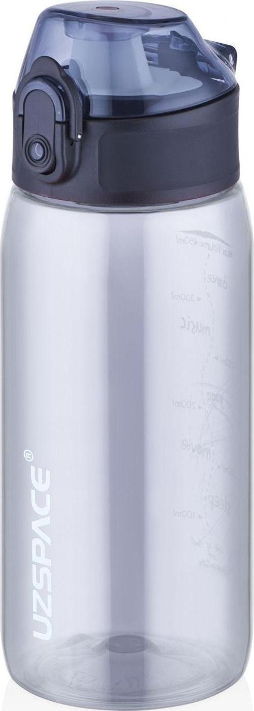 440 ml Geniş Ağızlı Gri Tritan Matara (Spor, Okul ve Günlük)